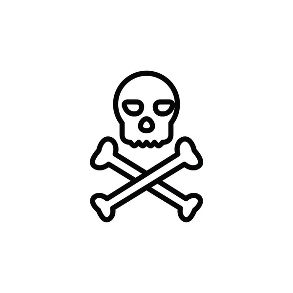 Иллюстрация Векторная Графика Пиратской Иконы Подходит Пиратского Флага Приключений Опасности — стоковый вектор