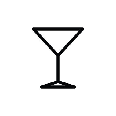 Şarap kadehi ikonunun illüstrasyon vektörü çizimi. İçki, alkol, kutlama vesaire için uygun..