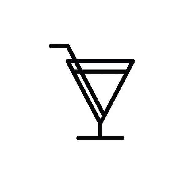 Illustrazione Grafica Vettoriale Dell Icona Del Bicchiere Vino Adatto Bere — Vettoriale Stock