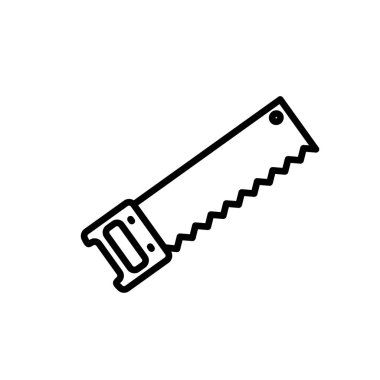 Görsel ikonun İllüstrasyon Vektörü grafiği. Ahşap işçiliği, mekanik, marangoz vs. için uygun.