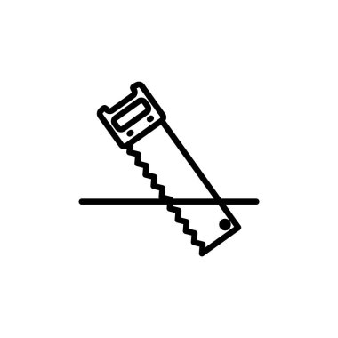 Görsel ikonun İllüstrasyon Vektörü grafiği. Ahşap işçiliği, mekanik, marangoz vs. için uygun.