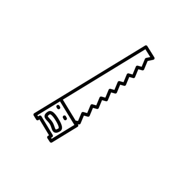 Illustration Vektorgrafik Des Saw Symbols Fit Für Holzbearbeitung Mechanik Schreiner — Stockvektor