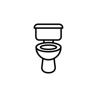 WC 'nin illüstrasyon vektörü grafiği, hijyenik ikon. Bilgi, umumi, tuvalet vs. için uygun.