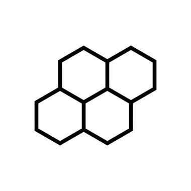 Bal peteği simgesinin İllüstrasyon Vektörü grafiği. Doğal, sağlıklı, şifalı bitkilere uygun..