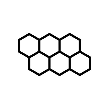 Bal peteği simgesinin İllüstrasyon Vektörü grafiği. Doğal, sağlıklı, şifalı bitkilere uygun..