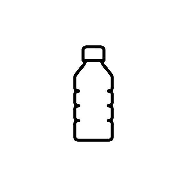 Ilustración Gráfico Vectorial Icono Plástico Botella Ajuste Para Envase Paquete — Archivo Imágenes Vectoriales