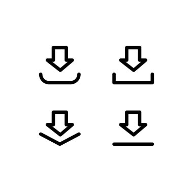 İndirme simgesinin Çizim Vektörü grafiği. Web sitesi, teknoloji, internet vs. için uygun.