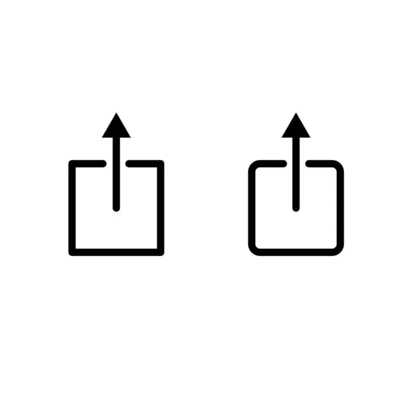 Illustration Vektorgrafik Des Upload Symbols Fit Für Website Technologie Internet — Stockvektor