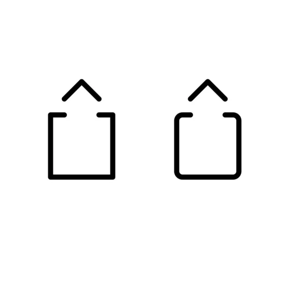 Illustration Vektorgrafik Des Upload Symbols Fit Für Website Technologie Internet — Stockvektor