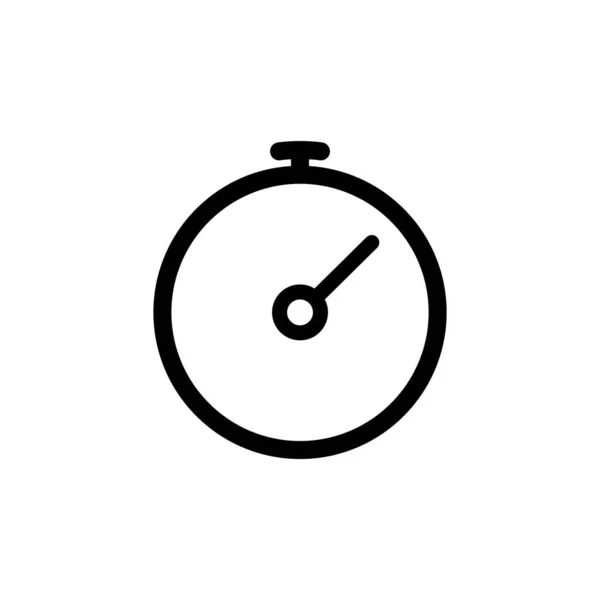Ilustración Gráfico Vectorial Del Icono Del Cronómetro Ajuste Para Velocidad — Archivo Imágenes Vectoriales