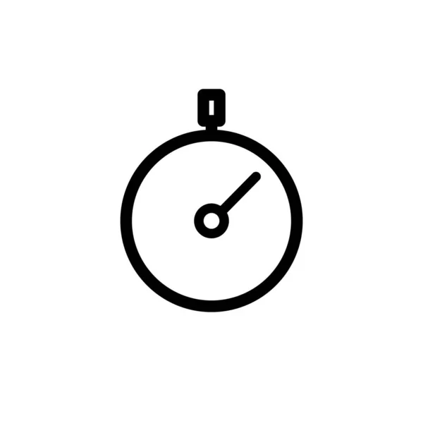 Ilustración Gráfico Vectorial Del Icono Del Cronómetro Ajuste Para Velocidad — Vector de stock