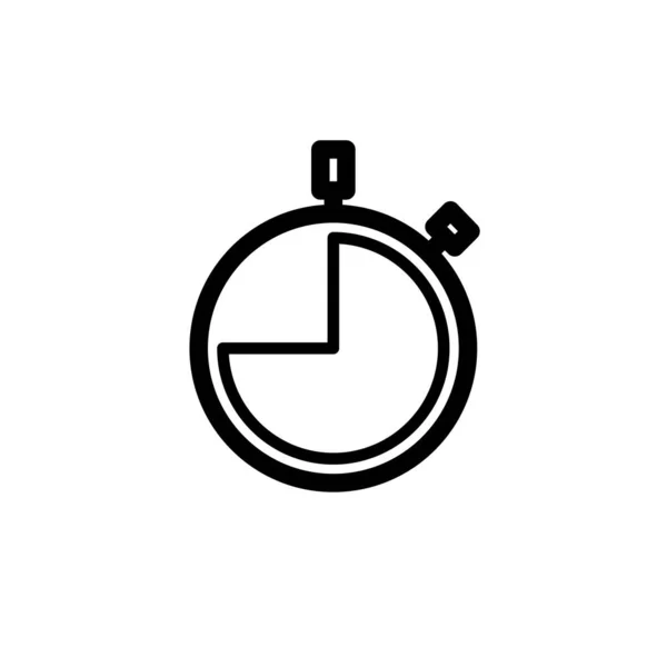 Illustrazione Grafica Vettoriale Dell Icona Del Cronometro Adatto Velocità Conto — Vettoriale Stock