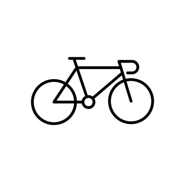 Ilustração Gráfico Vetorial Ícone Bicicleta Ajuste Para Transporte Esporte Saudável — Vetor de Stock