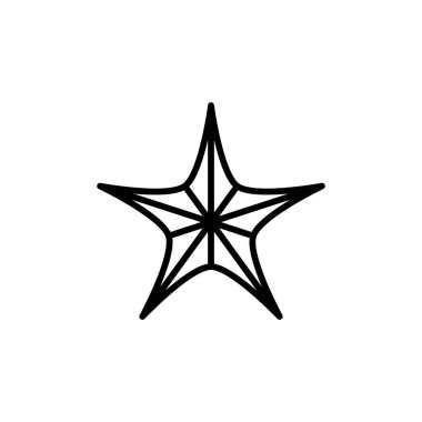 Yıldız simgesinin İllüstrasyon Vektörü grafiği. Favori, geri bildirim, değerlendirme vs. için uygun.