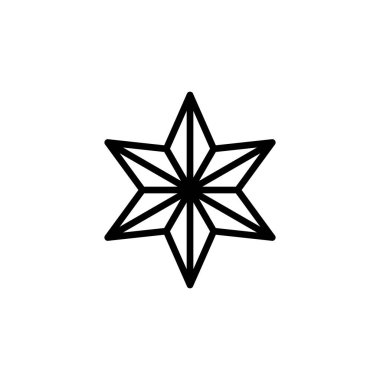 Yıldız simgesinin İllüstrasyon Vektörü grafiği. Favori, geri bildirim, değerlendirme vs. için uygun.