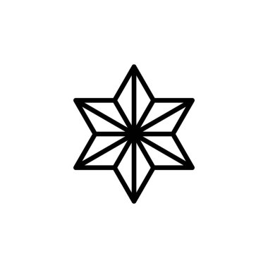 Yıldız simgesinin İllüstrasyon Vektörü grafiği. Favori, geri bildirim, değerlendirme vs. için uygun.