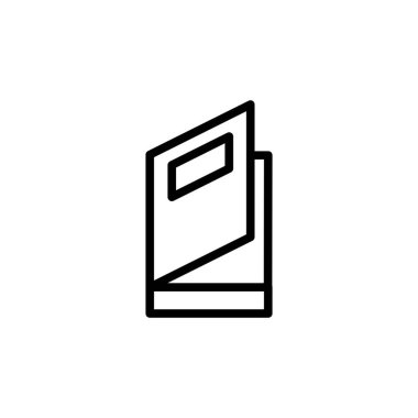 Kitap ikonunun İllüstrasyon Vektörü grafiği. Öğrenim, eğitim, edebiyat, öğrenim, kitapçı vs. için uygun.