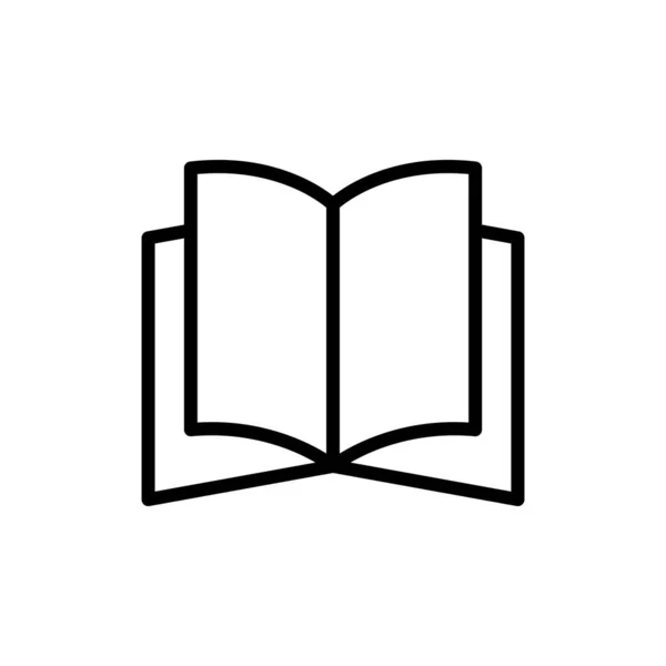 Иллюстрационная Векторная Графика Иконки Книги Подходит Обучения Образования Литературы Учебы — стоковый вектор