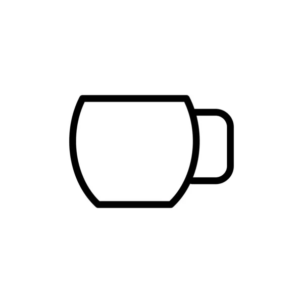 Illustration Vektorgrafik Des Pokalsymbols Fit Für Getränke Kaffee Espresso Tee — Stockvektor