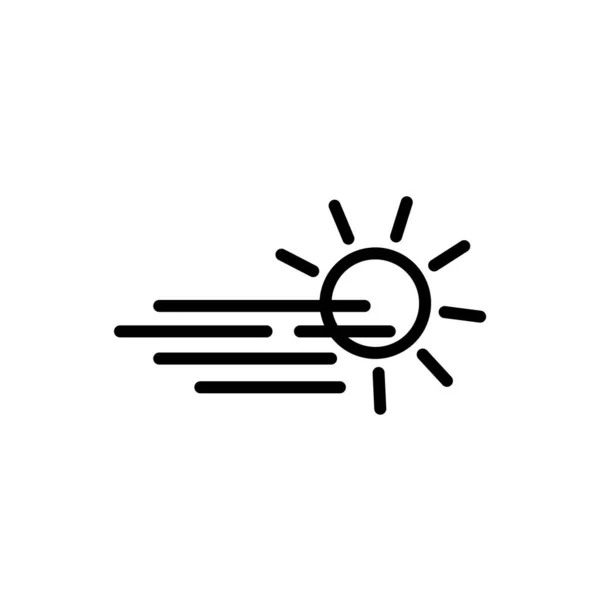 Illustration Vector Graphic Fag Day Icon Fit Weather Meteorology Season — стоковый вектор