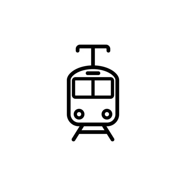 Ilustracja Wektorowa Grafika Ikony Pociągu Nadaje Się Transportu Metra Kolei — Wektor stockowy