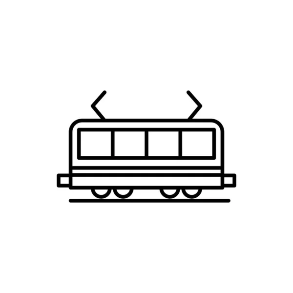 Illustration Vektorgrafik Des Zugsymbols Fit Für Transport Bahn Bahn Usw — Stockvektor