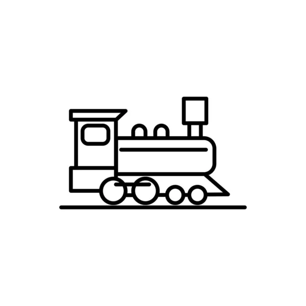 Εικονογράφηση Διανυσματική Απεικόνιση Εικονιδίου Αμαξοστοιχίας Κατάλληλο Για Μεταφορά Μετρό Σιδηρόδρομο — Διανυσματικό Αρχείο