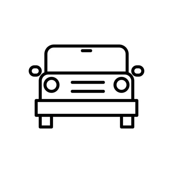 Ilustración Vector Gráfico Del Icono Del Coche Ajuste Para Vehículo — Vector de stock