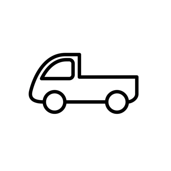 Ilustración Vector Gráfico Del Icono Del Coche Ajuste Para Vehículo — Vector de stock