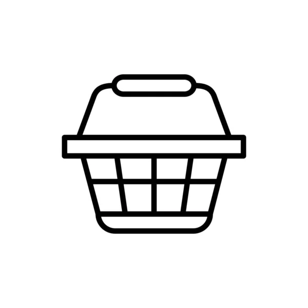 Ilustracja Wektorowa Grafika Ikony Zakupów Pasuje Koszyka Zakupy — Wektor stockowy