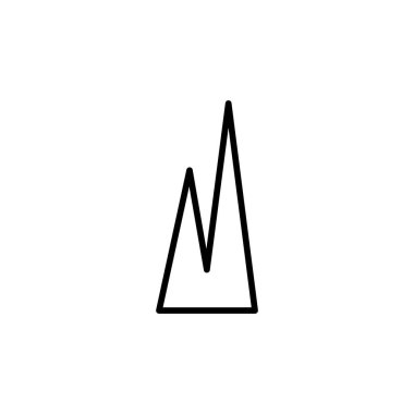 Çim simgesinin çizim vektörü grafiği. Doğa, bitki, bahçe, arka plan vs. için uygun.