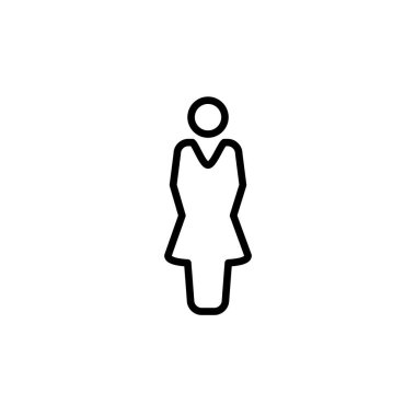 Tuvalet simgesinin illüstrasyon vektörü grafiği. WC, hijyenik, tuvalet vs. için uygun.