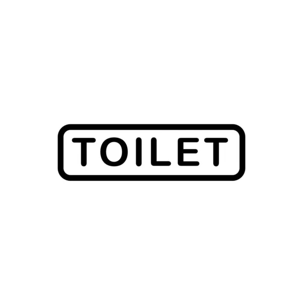 Illustration Graphique Vectoriel Icône Des Toilettes Convient Pour Sanitaires Toilettes — Image vectorielle