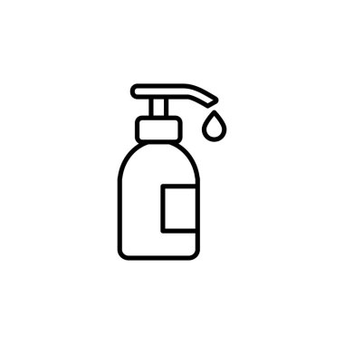 Sabun ikonunun İllüstrasyon Vektörü grafiği. Temizlik, yıkama, hijyen, sağlık vesaire için uygun.