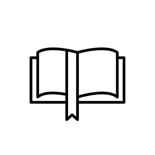 Иллюстрация Векторная Графика Значка Закладки Подходит Чтения Тег Путеводитель Избранное — стоковый вектор