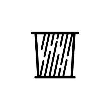 Tek kullanımlık simgenin resimleme vektörü grafiği. Kahve, içecek, içecek vesaire vesaire..