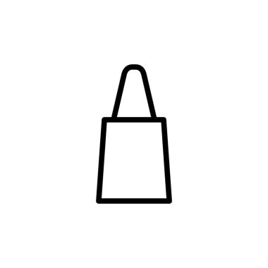 Alışveriş poşeti ikonunun İmaj Vektörü grafiği. Satılık, satın alma, hediye, alışveriş merkezi, perakende vs..