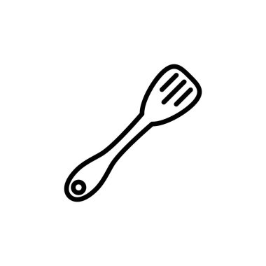 Spatula simgesinin İllüstrasyon Vektörü grafiği. Yemek, mutfak, yemek, şef vesaire için uygun..