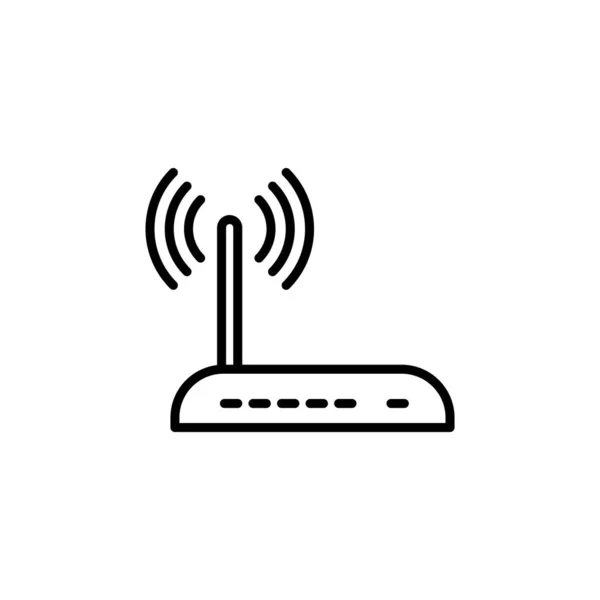 Illustration Vektorgrafik Router Ikonen Passar För Trådlöst Internet Nätverk Switchnav — Stock vektor