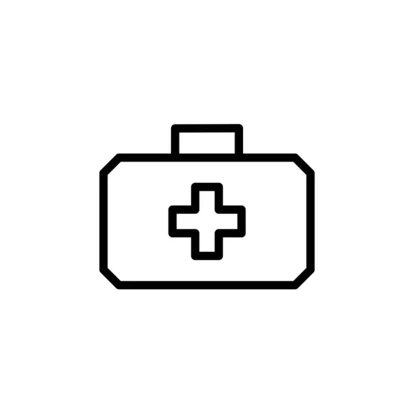 Ilustración Vector Gráfico Kit Médico Bolsa Icono Apto Para Emergencias — Archivo Imágenes Vectoriales