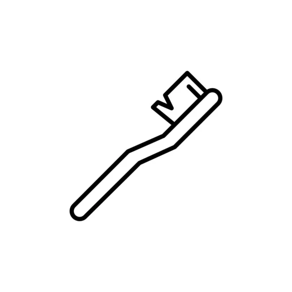 Illustration Vektorgrafik Des Zahnbürstensymbols Fit Für Zahngesundheit Hygiene Usw — Stockvektor