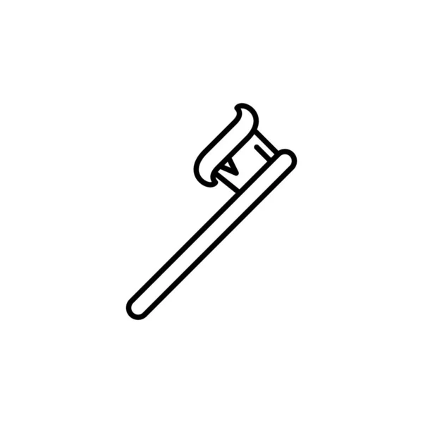 Illustration Vektorgrafik Des Zahnbürstensymbols Fit Für Zahngesundheit Hygiene Usw — Stockvektor