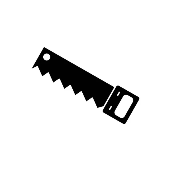 Illustration Vector Graphic Saw Icon Fit Woodworking Mechanical Carpenter Etc — Stock Vector