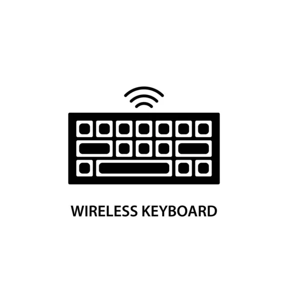 Illustrazione Grafica Vettoriale Dell Icona Della Tastiera Adatto Computer Hardware — Vettoriale Stock