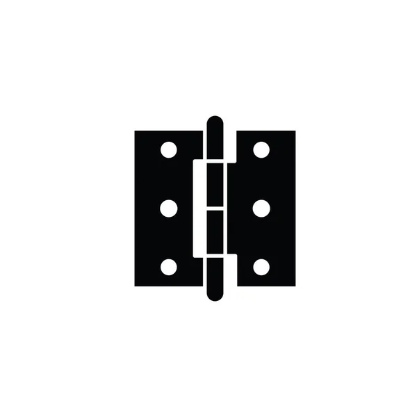 Menteşe simgesinin resimleme vektörü grafiği. Kapı onarımı, mekanizma, mobilya vs. için uygun.