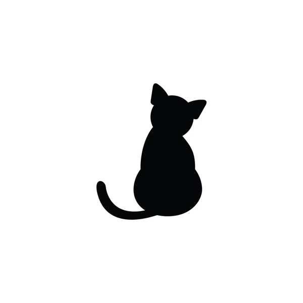 Illustration Vector Graphic Cat Icon Fit Pet Animal Cute Etc — Stock Vector