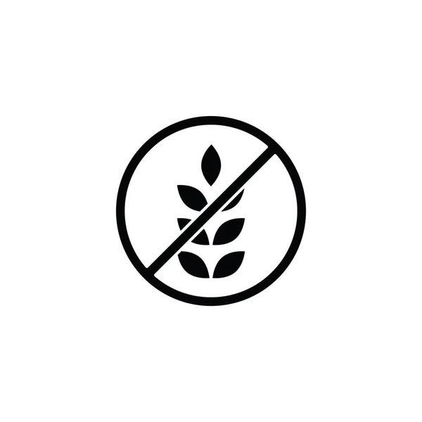 Ilustración Gráfico Vectorial Del Icono Gluten Gratuito Apto Para Alimentos — Vector de stock