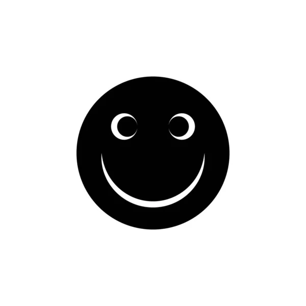 Gülümseme Ikonunun Maj Vektörü Grafiği Komikliğe Mutluluğa Eğlenceye Vesaire Uygun — Stok Vektör