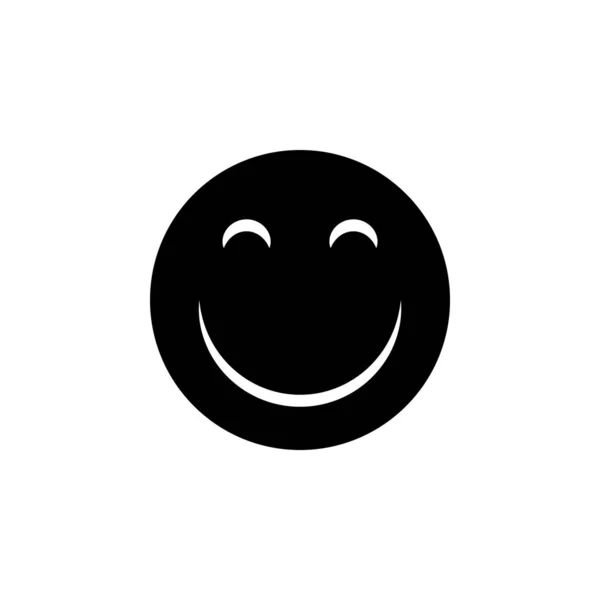 Иллюстрация Векторная Графика Значка Улыбки Подходит Смешного Счастливого Счастья Веселья — стоковый вектор