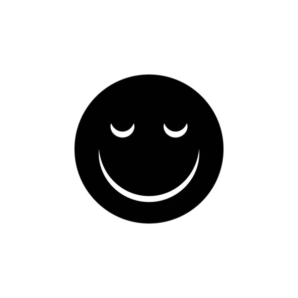 Ilustración Vector Gráfico Del Icono Sonrisa Ajuste Para Divertido Feliz — Vector de stock